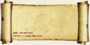 Biljana Jaćimović vizit kartica